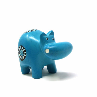 Single Soapstone Hippos - Medium 2.5 inch