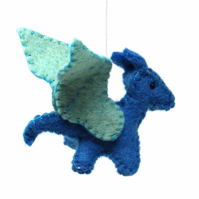 Blue Dragons Felt Nursery Mobile