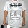 Gray Tee Shirt FT Facts on Front - Unisex Small