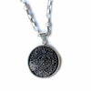 Alpaca Silver Aztec Calendar Pendant (chain not incl)