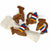 Brown Llama Felt Napkin Rings, Set of 4