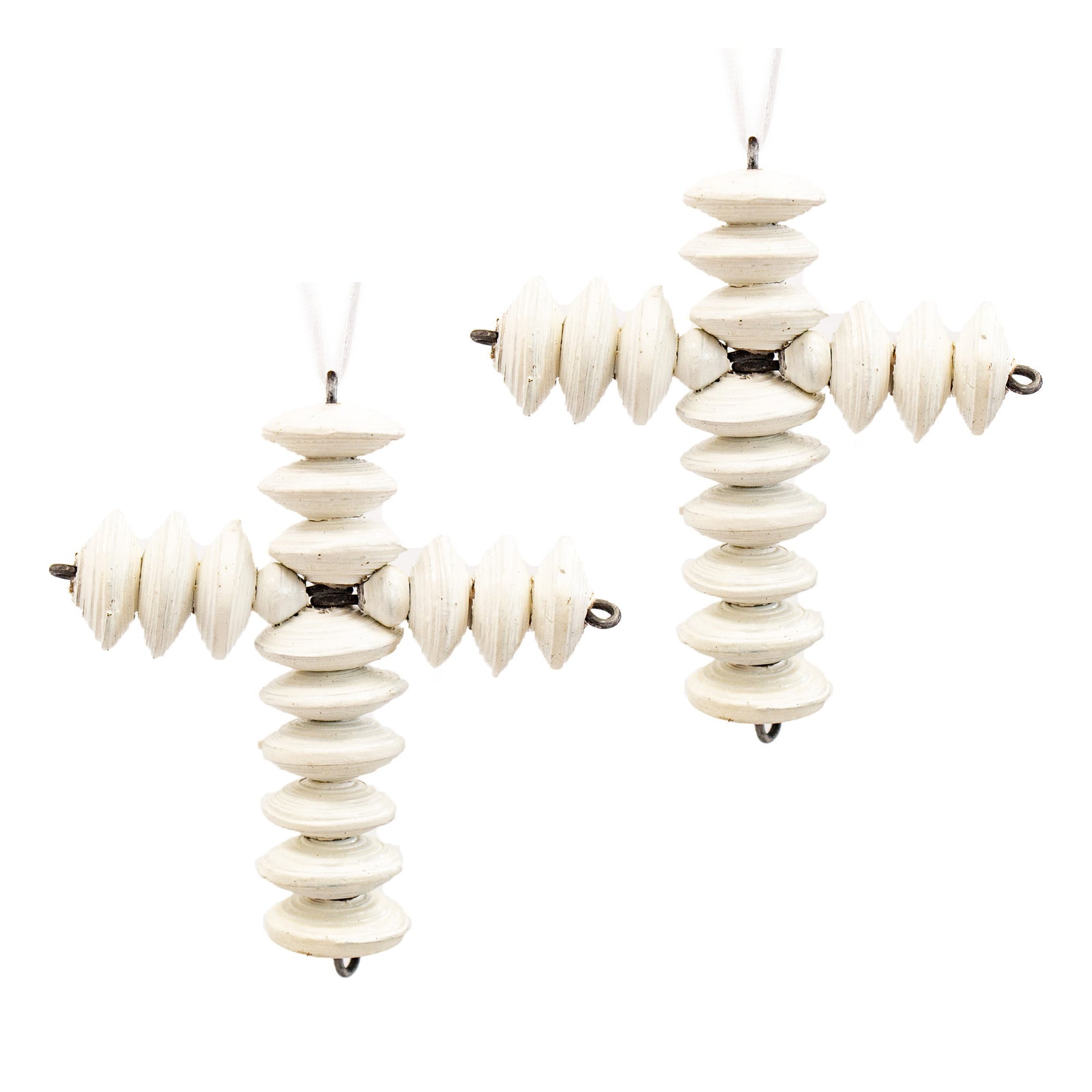 Paper Mache Cross Ornament from Haiti, PACK OF 2