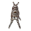 Large Banana Fiber Zebra Safari Animal Sculpture