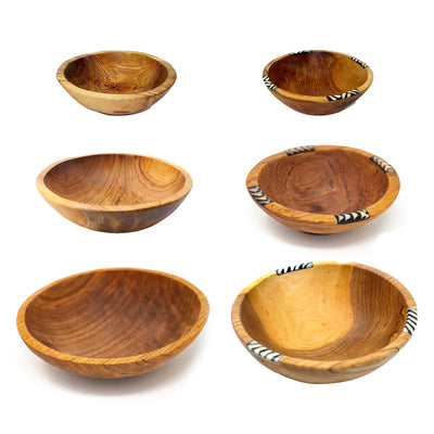 2nds - Rustic Olive Wood Bowls: Shop Size Options