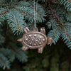 Turtle Nautical Haitian Metal Drum Christmas Ornament