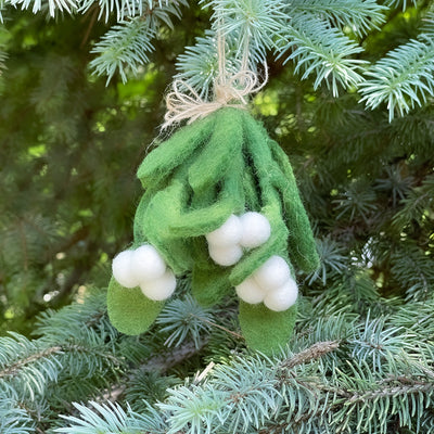 Mistletoe Handmade Felt Ornament