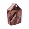 13-Piece Set - Soapstone Kenya Nativity Set and Banana Fiber Barn