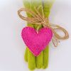 Handmade Felt Flower Bouquet, Set of 5