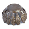 Mango Leaf Haitian Metal Drum Votive