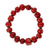 Haiti Clay Bead Bracelet, Brick Red - PACK OF 3