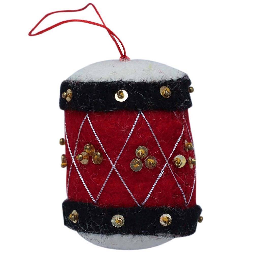 Drum Felt Ornament