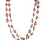 Haiti Clay Bead Long Necklace, Pink