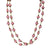 Haiti Clay Bead Long Necklace, Pink