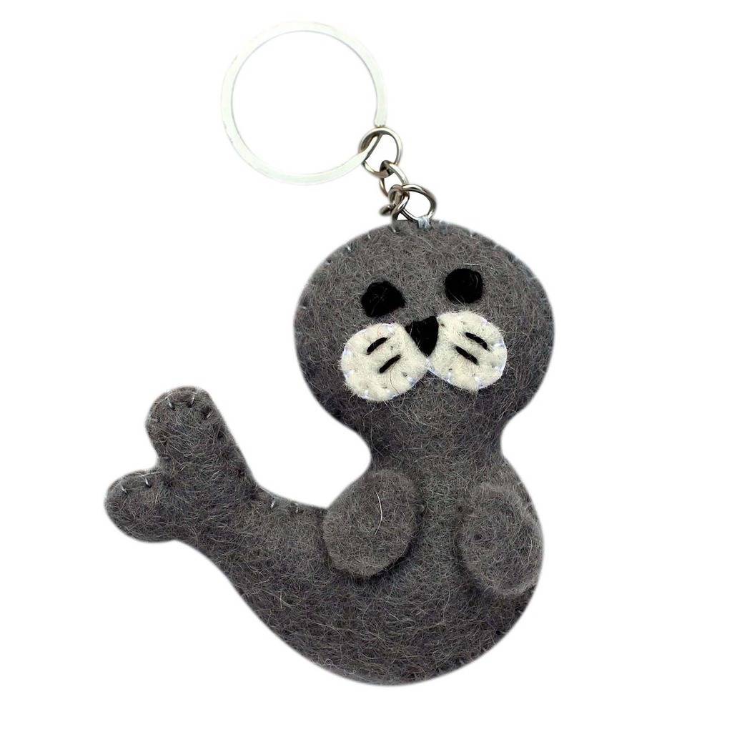 Seal Felt Key Chain