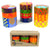 Hand-Painted Votive Candles, Boxed Set of 3 (Shahida Design)