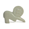 Single Soapstone Lions 3-inch