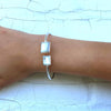 Mother-of-Pearl Squares Cuff Bracelet