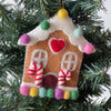 Gingerbread House Handmade Felt Ornament