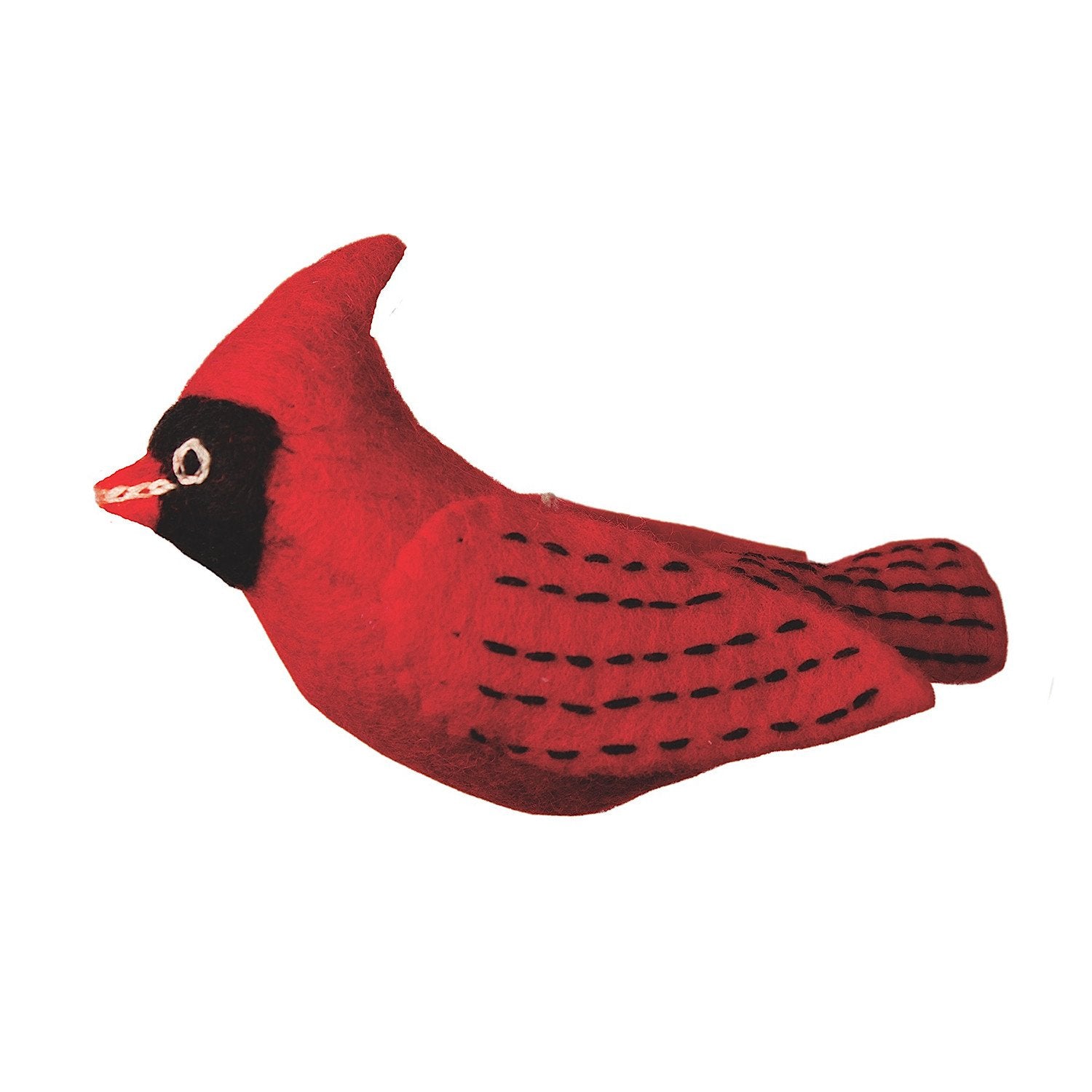 Wild Woolies Felt Bird Garden Ornament - Cardinal