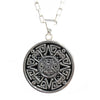 Alpaca Silver Aztec Face Pendant (chain not incl)