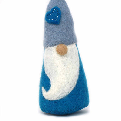 Handcrafted Felt Winter Blue Merry Gnome Décor