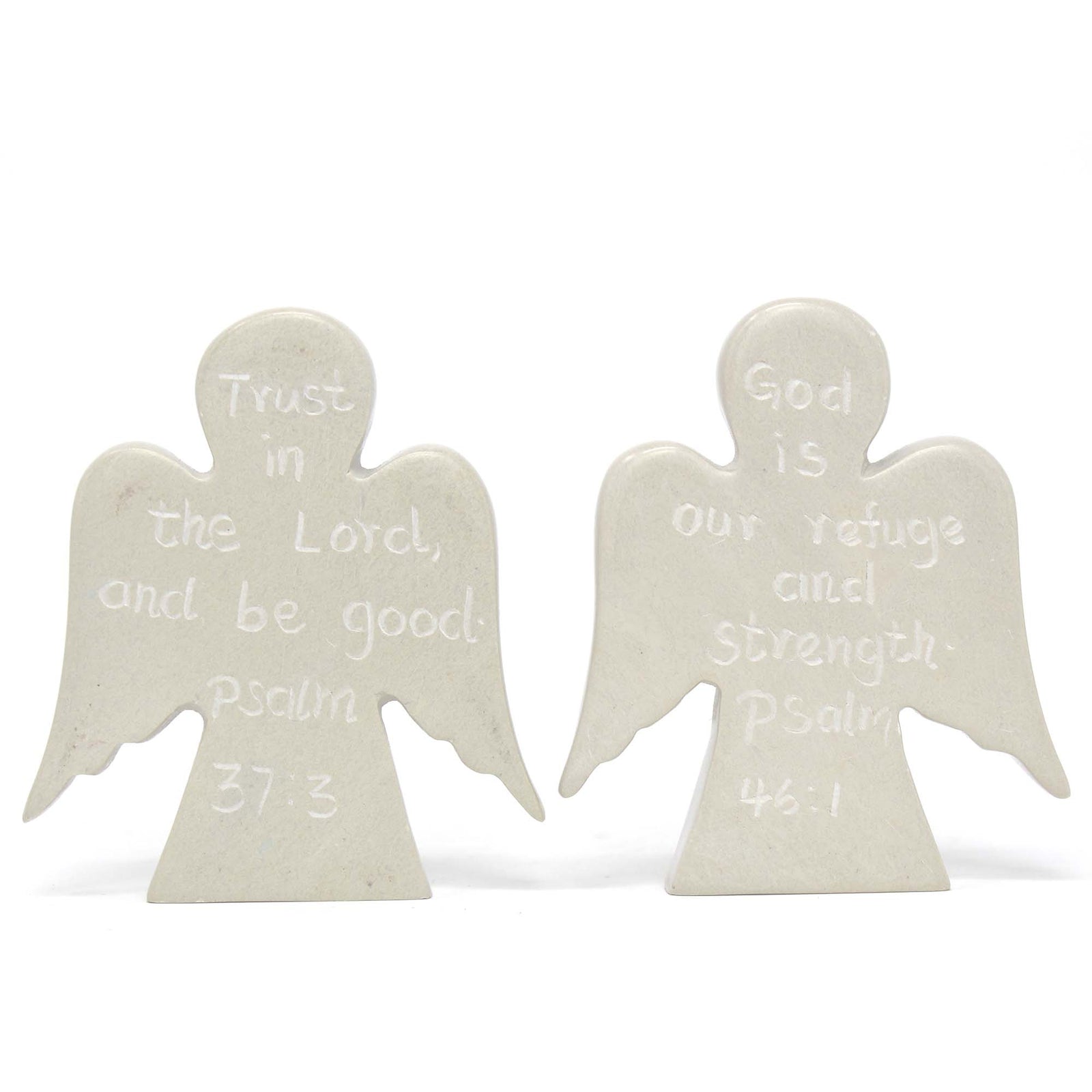 2-Pack - Angel Devotional Tokens with Psalm Inscriptions