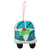 Turquoise Groovy Van Felt Ornament