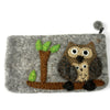 Owl Felt Zipper Pouch