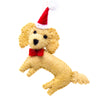 Labradoodle Santa Handmade Felt Ornament