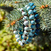 Handcrafted Stackable Set Clay Bead Bracelets from Haitian Artisans, Blue Hues