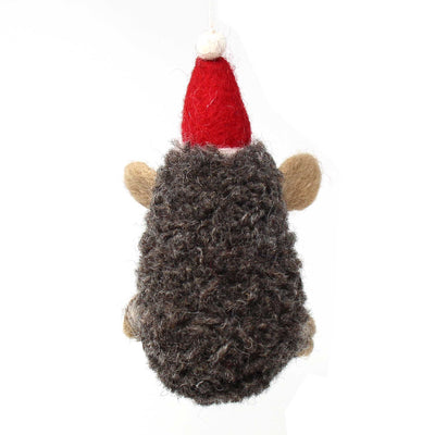 Hedgehog Felt Ornament