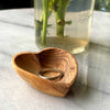 Petite Olive Wood Heart Bowls - Pack of 2