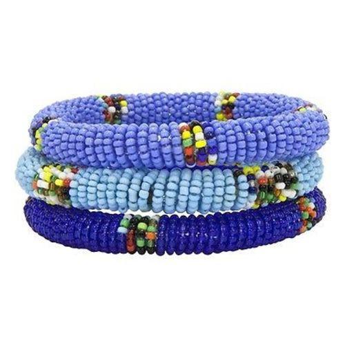 Light Blue Maasai Bracelet