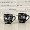 Encantada Handmade Pottery Set of Two Mugs, Ink