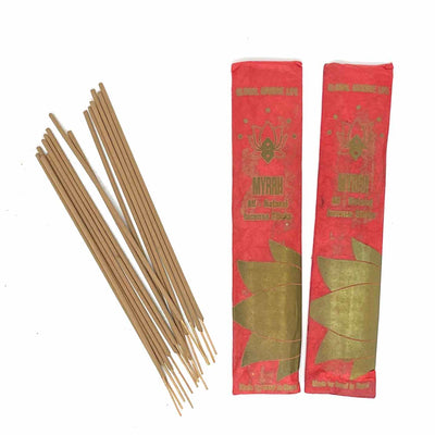 Holiday Myrrh Stick Incense - Pack of 10 Sleeves