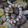 Haiti Clay Bead Bracelet, Light Pink - PACK OF 3