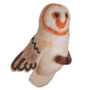 Wild Woolies Felt Bird Garden Ornament - Barn Owl