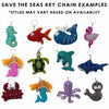 Intro to Felt Keychains - 54 Save the Seas Pieces + FREE Display