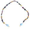 Eyeglass Paper Bead Chain, Colorful Mixed Shapes