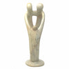 Single Soapstone Family Sculptures - 8-inch - Natural Stone