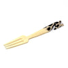 Batik Bone Appetizer Fork, Animal Silhouette