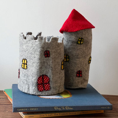 Handcrafted Felt Castle, 11"