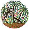 Tropical Haitian Steel Drum Wall Art, 34 inches