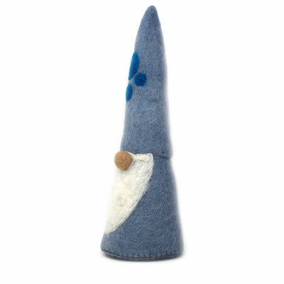 Handcrafted Felt Winter Blue Elfie Gnome Décor