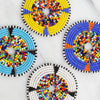 PACK OF 5 -Maasai Bead Multicolor Circle Earrings - ASSORTED COLORS