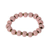 Haiti Clay Bead Bracelet, Light Pink - PACK OF 3