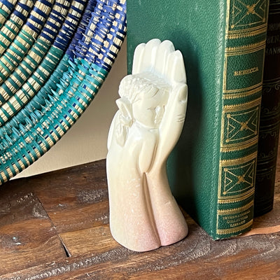 Soapstone Mother's Love Sculpture