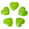 5-Pack - Soapstone Zodiac Hearts - Cancer