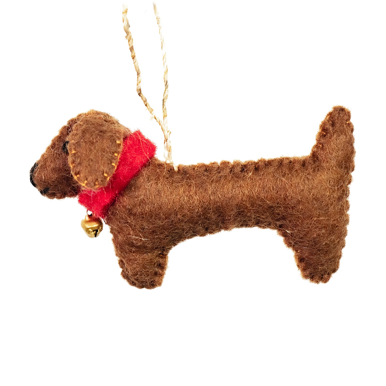 Dachshund Dog Felt Ornament