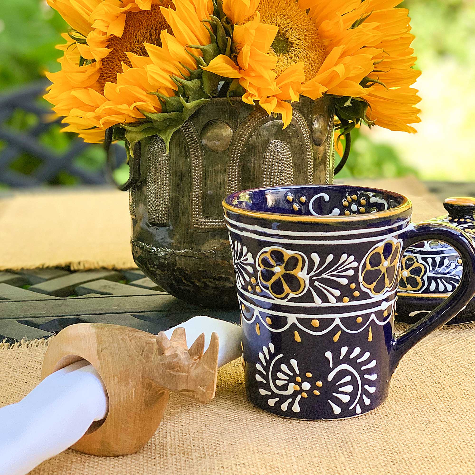 Tall Flare Mug With C Handle